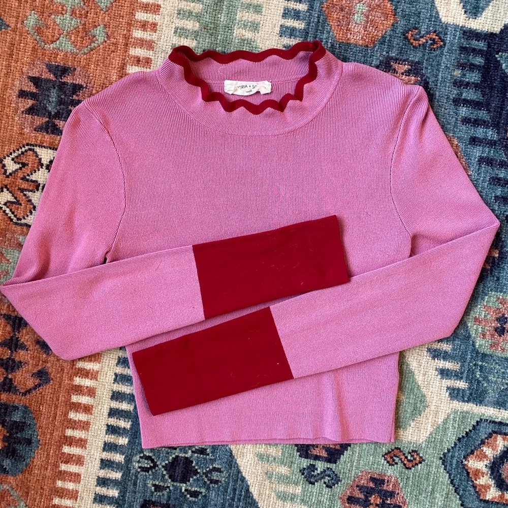 cropped long sleeve